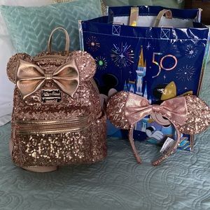Rose Gold Loungefly Bundle